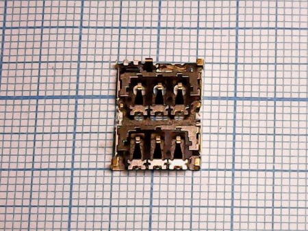 Коннектор SIM HTC Desire 820