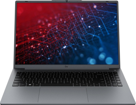 Ноутбук IRU Tactio 16ALB Core i5 1235U 16Gb SSD512Gb Intel UHD Graphics 16" IPS WUXGA (1920x1200) Windows 11 Pro grey WiFi BT Cam 4830mAh (2110204)