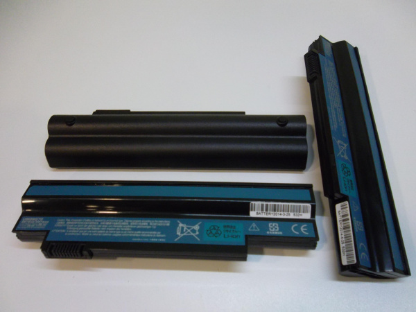 Батарея для Acer Aspire One 532h, 533 (11.1V 5200mAh) p/n: UM09C31, UM09G31, UM09H31, UM09H36