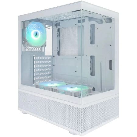 Корпус ATX Б_БП 1STPLAYER MIKU Mi7-A ARGB White (USB3.0, Audio, 3x120mm, белый ARGB,"стеклянный куб")]Mi7-A-WH-2F2R(AP)-W-1F2(AP)-W]