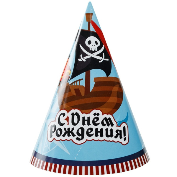 Набор колпаков Пиратский корабль 6шт. (1501-6140) 