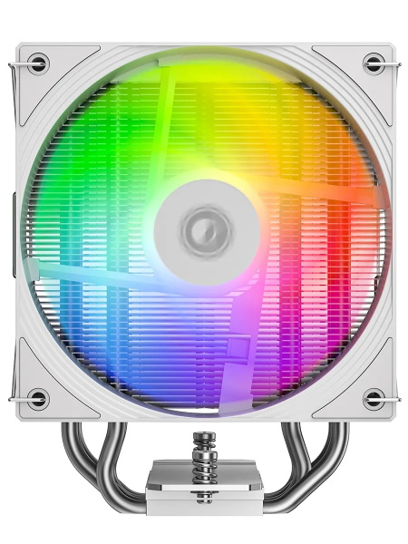 Кулер S115х/1200/1700/1851/AMx ID-Cooling FROZN A410 SE ARGB WHITE (180W/120mm/300-2000rpm/ARGB/4 тепл.трубки,белый)