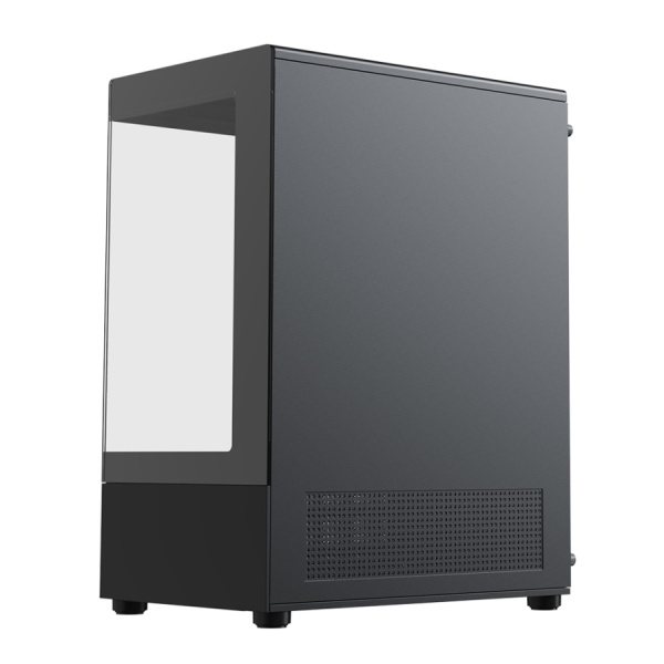 Корпус mATX Б_БП XASTRA Q300M 5ARGB-C6 (USB3.0,Audio,черный,5х120мм ARGB,ARGB+PWM HUB 6port,CPU Cooler до 163мм, VGA до 280мм,"аквариум")