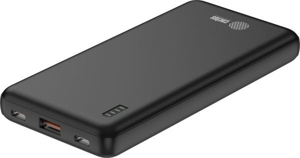Аккумулятор внешний 10000_mAh Cactus CS-PBFSAA-10000 4.5A USB-A/2xUSB-C черный