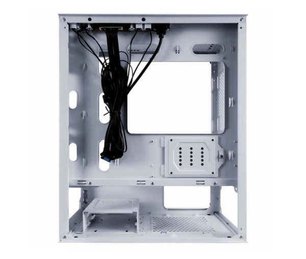 Корпус mATX Б_БП 1STPLAYER FIREBASE X3-M White (USB, Audio,TG,4x120mm LED,белый)[X3-M-WH-4F1-W]