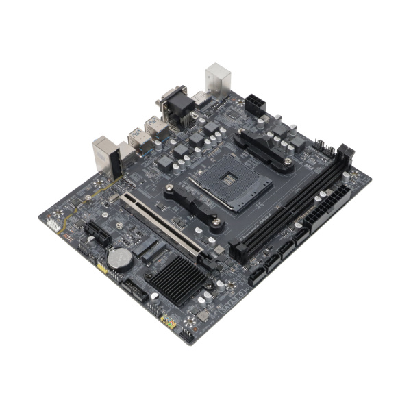 Мат.плата SocAM4 AMD B550 BaseTech B550M-K (mATX,2DDR4,M.2,PCI-E16,PCI-E,VGA,HDMI,DP,PC3200,M.2 под WiFi)