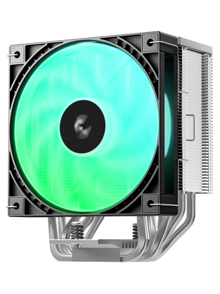 Кулер S1700/1851/AMx Deepcool AG600 ARGB LGA1851/1700/AM5/AM4 (270W/120mm/500-2200rpm/ARGB/6 тепл.трубок,черный)