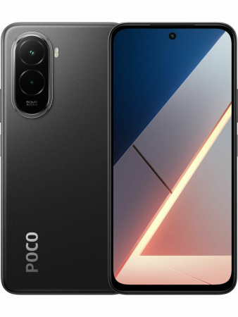 Смартфон POCO M7 6Гб 128Гб Black 6.9", IPS, 2340*1080, 4*2.8+4*1.9Ггц, 50+0.08МП, 8Мп, NFC, 5G, 7000мАч, And 15