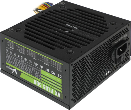 Блок питания 500Вт Formula (Aerocool) VX-500 Plus (120мм,1PCI-E,3SATA)