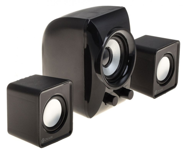 Актив.колонки 2.1 Оклик OK-420 11Вт, питание USB, Black