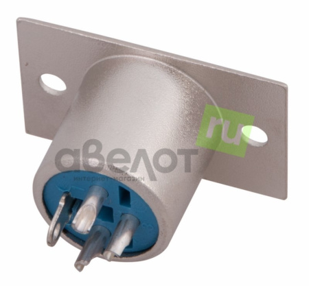 Разъем XLR штекер, на корпус, крепеж на винты, Ruichi JD-395 / AUD-81