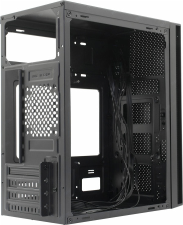 Корпус mATX Б_БП CBR MX12 (1*USB3.0+2*USB2.0,Audio,черный)[PCC-MATX-MX12-WPSU]