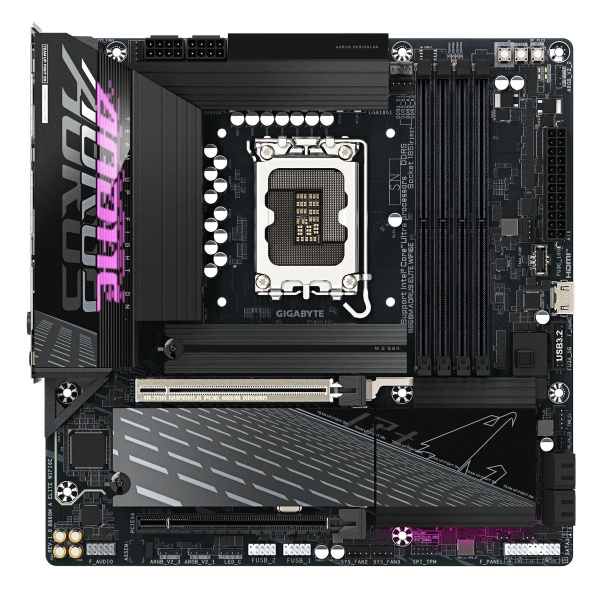 Материнская плата Gigabyte B860M AORUS ELITE WIFI6E, RTL