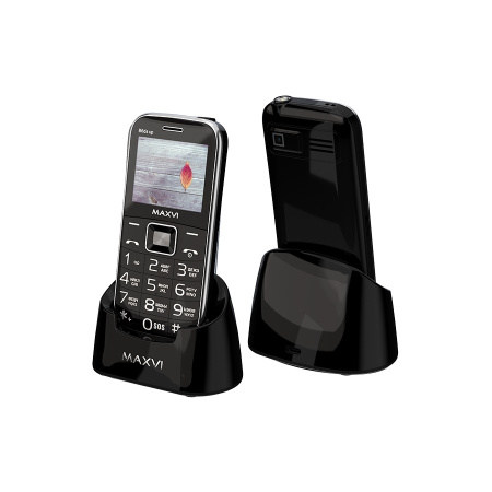 Сотовый Maxvi B6ds up Black 2sim/2.2"/220*176/microSD/0.3МП/Bt/1450мАч/моноблок