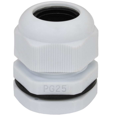 Кабельный ввод PG-25, IP68, для кабеля 15..22мм, серый