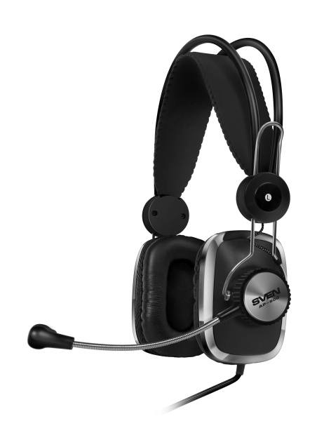 Гарнитура Sven AP-600 полноразмерные, 32Ом, 106дБ, кабель 2.2м, Black