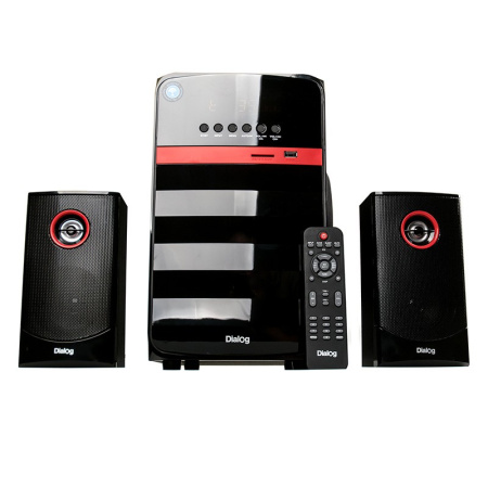 Актив.колонки 2.1 Dialog Progressive AP-240B 70Вт, Bluetooth, USB/SD, питание от сети, Black