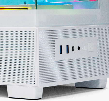 Корпус mATX Б_БП XASTRA Q500M 6ARGB-C10-UC White (USB3.0,Audio,белый,6х120мм ARGB,ARGB+PWM HUB 10port,Type-C,CPU Cooler до 160мм, VGA до 405мм,"аквари