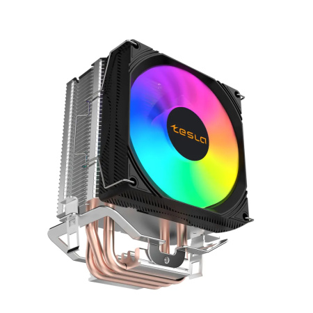 Кулер S115x/1366/1200/1700/AMx TESLA SHADOW 903 FRGB (130W/92mm/2400rpm/FRGB)