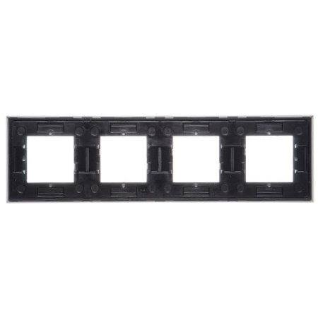 Рамка 4-м 8мод. Zenit бел. ABB 2CLA227400N1101