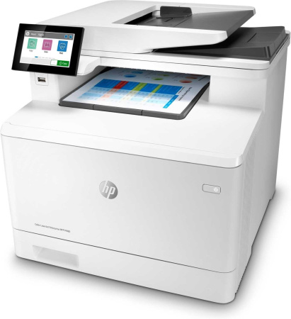 МФУ HP Color LaserJet Enterprise MFP M480f Printer/Scanner/Copier/Fax, A4, 600x600 dpi, 27(27)ppm, 2Gb, 800 Mhz, 2trays 50+250,ADF50, Duplex, USB/GigEth, Duty cycle - 55 000