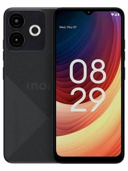 Смартфон  INOI A14 2/64GB Black Titanium 6.5", IPS, 1612*720, 8*1.6ГГц, 13Мп, 5Мп, 4G, 4000мАч, And 13 GO