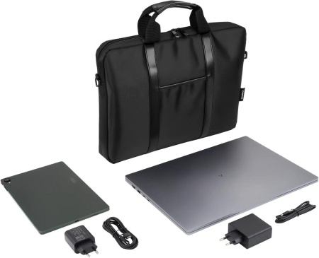 Сумка_для_ноутбука 15.6" Digma R-110 черный полиэстер (R110BK)