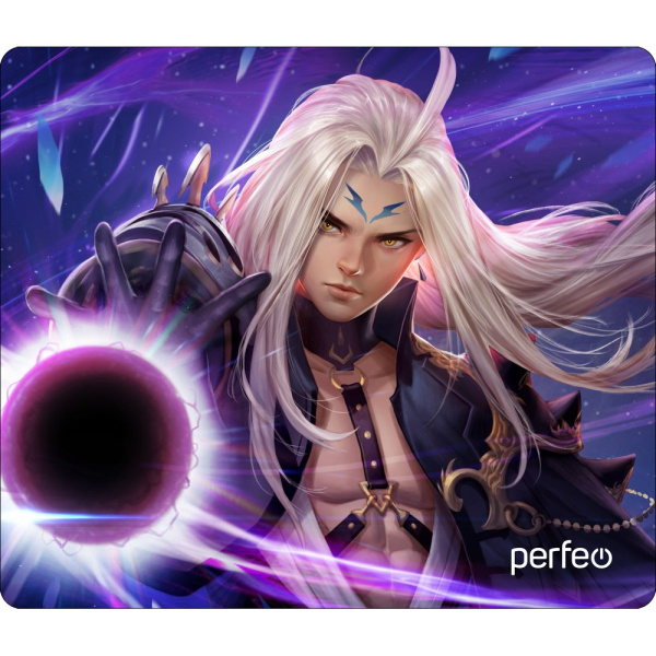 Коврик Perfeo для компьютерной мыши "Anime", Рис.1 (350*300*3 мм), ткань+резиновое основание