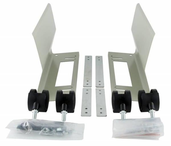 Подставка под системный блок BURO BU-CS1AL светло-серый металл, на колёсиках, регу-ка по ширине