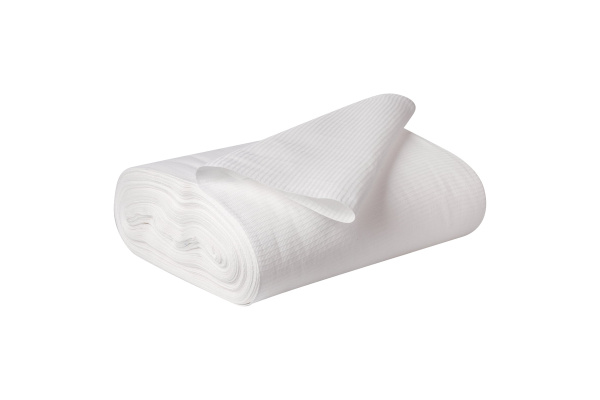 Полотно "вафельное" ЛАЙМА 45см*50м, 240 г/м2, отбеленное (604755)