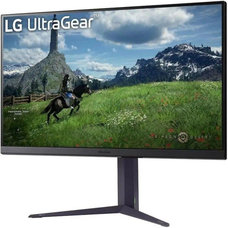 Монитор 31.5" LG 32GS85Q-B  IPS, 2560x1440, 180Hz, 1ms, 350сd/m, 1000:1, HDR10 | 2xHDMI(2.0), DP(1.4), 2xUSB3.0 | HAS, Pivot, Swivel, ExPSU, Vesa 100, Black