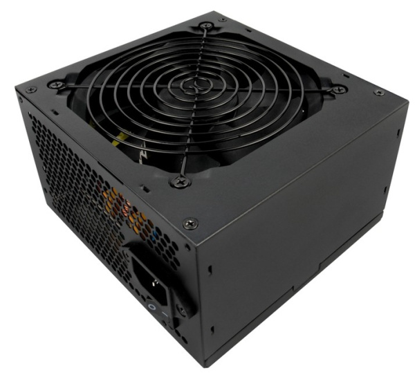 Блок питания 600Вт 1STPLAYER BLACK.SIR 600W (APFC,120мм,2PCI,5SATA,80+)[SR-600W]