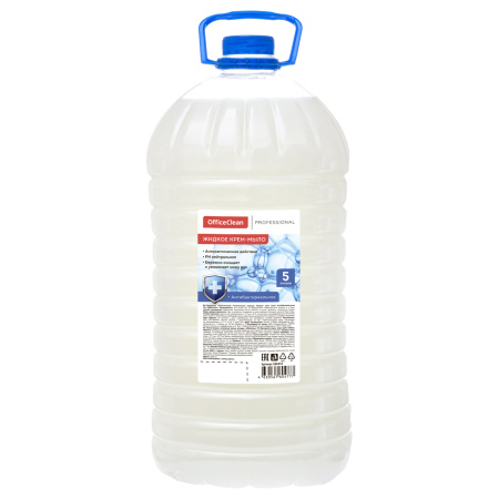 Мыло жидкое 5л. OfficeClean "Professional" антибактериальное, ПЭТ (388432)