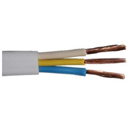 Кабель ШВВП 3*0.75 белый, метражом, Альгиз К ФР-00000458