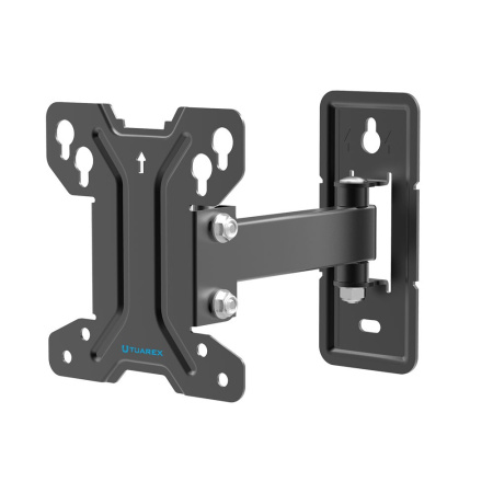 Кронштейн Tuarex ALTA-108 черный настенный,10-27",до 20кг,нак. +5° -15°,от ст. 60-185мм