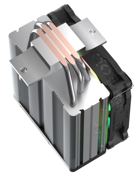 Кулер S115х/1200/1700/AMx PentaWave PC-Z03E SRB ARGB (205W/120mm/600-1750rpm/ARGB/3 тепл.трубки)