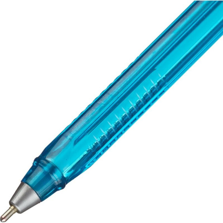Ручка шариковая Unimax Trio DC Fashion 1мм. масл. основа, голубой корпус (803428)