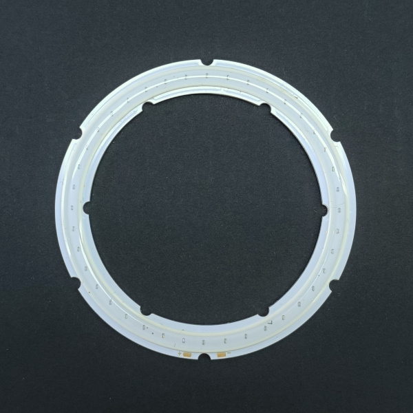 Светодиод COB кольцо  D70/d54мм, DC 12в, 8вт, синий, 460..465нм