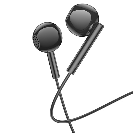 Гарнитура проводная BOROFONE BM76 вставные, кабель 1.2м, черный