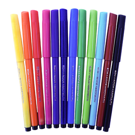 Фломастеры 12цв. Koh-I-Noor "Owls" трехгранные (771012AB02KS)