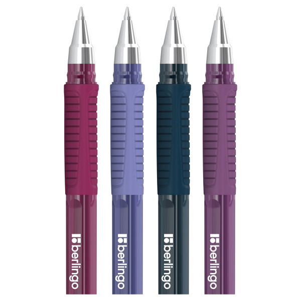 Ручка шариковая BERLINGO "Aviator Vintage" 0,7мм., грип. синяя (CBp_07513)