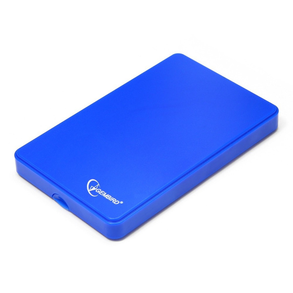Внешний бокс для HDD 2.5" USB_2.0  Gembird EE2-U2S-40P-B синий,пластик
