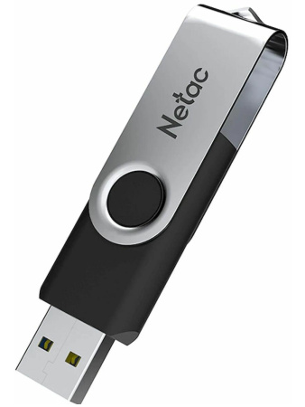 Флеш-накопитель USB3.0 64Gb Netac U505 (NT03U505N-064G-30BK) черно-серебристый