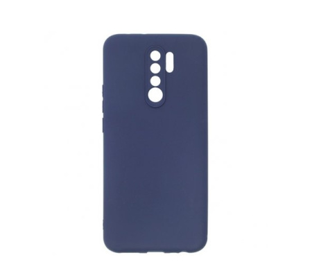 Накладка для Xiaomi Redmi 9 Zibelino Soft Matte синий,защита камеры (ZSM-XIA-RDM-9-CAM-DBLU)