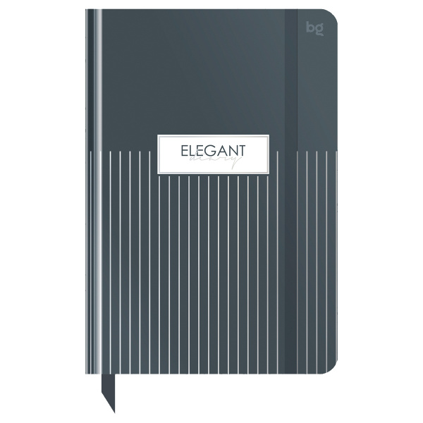 Ежедневник BG А5 136л. недатир. "Minimal. Black" DuА5_64349