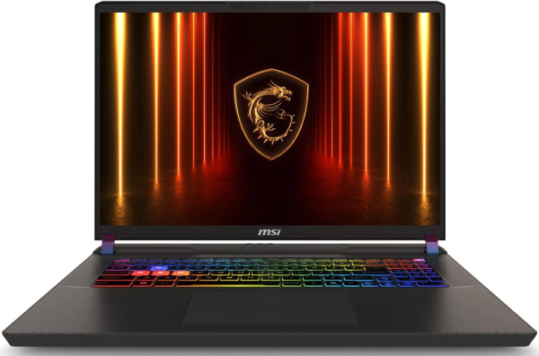 Ноутбук MSI Vector 17 HX AI A2XWHG-240XRU Core Ultra 9 275HX 32Gb SSD1Tb NVIDIA GeForce RTX5070Ti 12Gb 17" IPS QHD+ (2560x1600) FreeDOS grey space WiFi BT Cam (9S7-17S372-240)