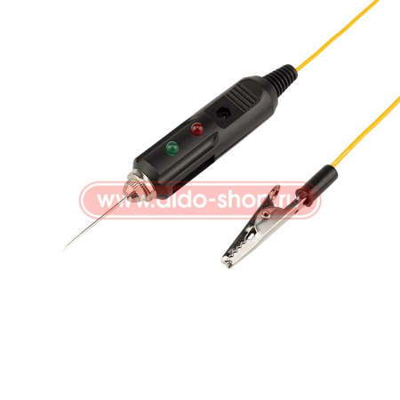 Тестер автомобильный(пробник) универсальный, игла, черный, 2 светодиода+прозвонка, Rexant 16-0102-1