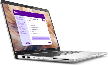 Ноутбук Dell Pro 14 Plus PB14250 Core Ultra 7 265U 16Gb SSD1Tb Intel Graphics 14" IPS FHD+ (1920x1200) Linux grey WiFi BT Cam (PRO14PL-5655)