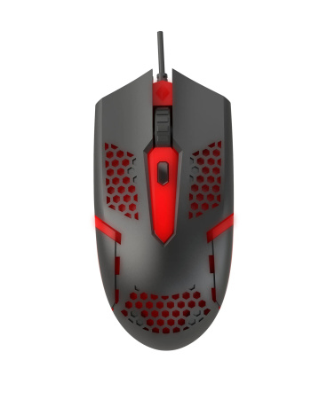 Игровая мышь USB Perfeo SELL (B3417) 6 кн, 7 цв. LED подсветка, 800-24000DPI, кабель 1,8м