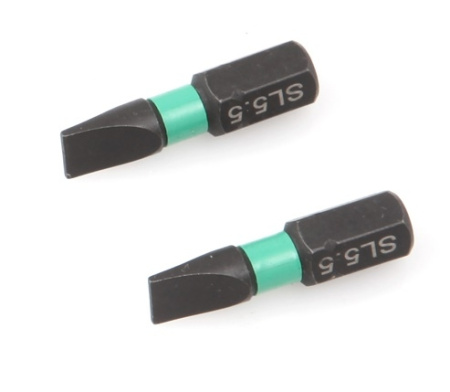 Бита Slotted SL5.5 l=25мм S2 (под патрон 1/4" Hex) 2штуки, ударная, Дело Техники 792302